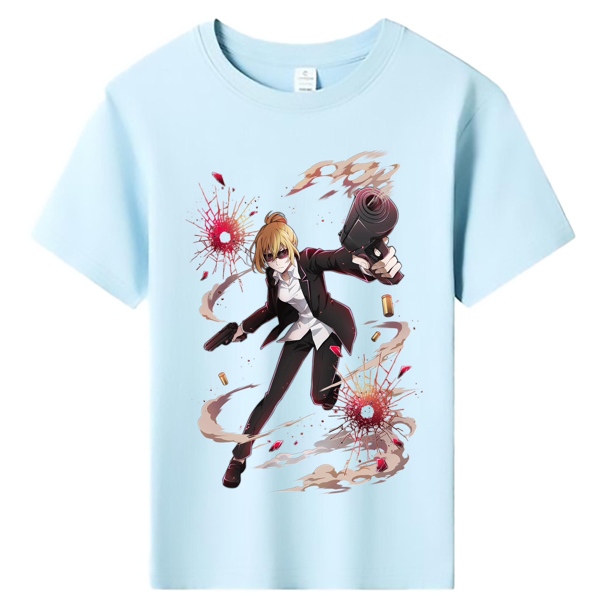 （画像用） 文豪ストレイドッグス Bungo Stray Dogs 綿100％キッズTシャツ（フロントプリント）